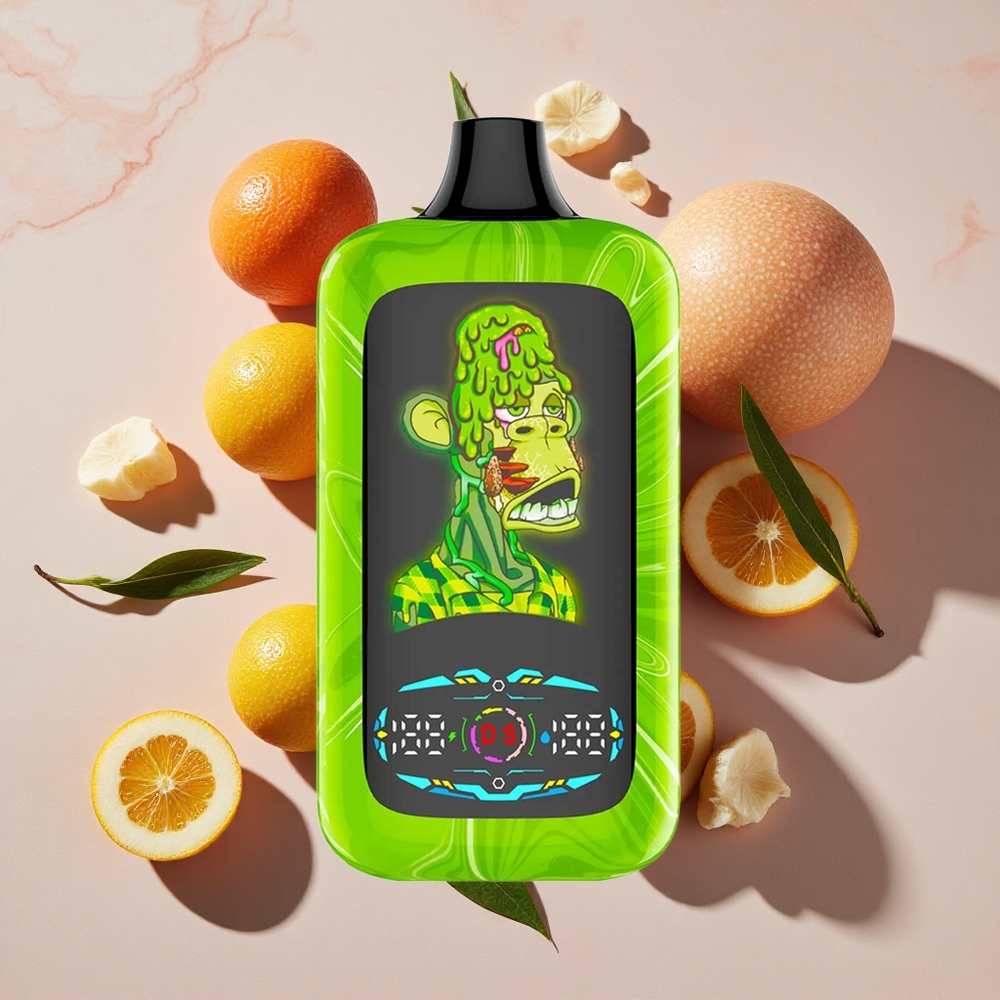 Fumot Digital Monkey 40000 Izmetamais Veips Tropu Varavīksnes Šķībiens (0%,2%,3%,5%)