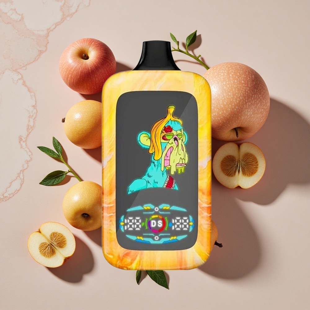 Fumot Digital Monkey 40000 Iztērējamais Veips Dubultā Ābele (Dual Mesh Coil, 850 MAH Battery)
