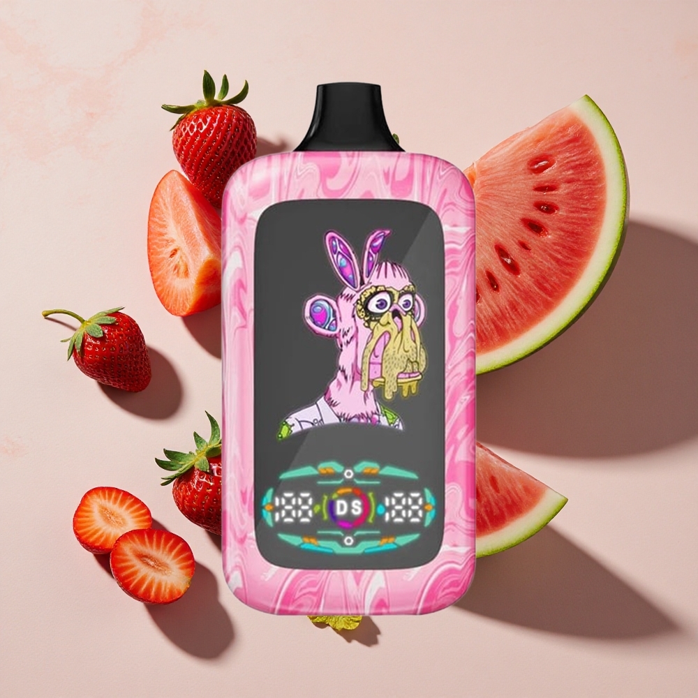Fumot Digital Monkey 40000 Puffs Veips Zemeņu Arbūzs (40000 Puffs, 850 MAH Baterija)