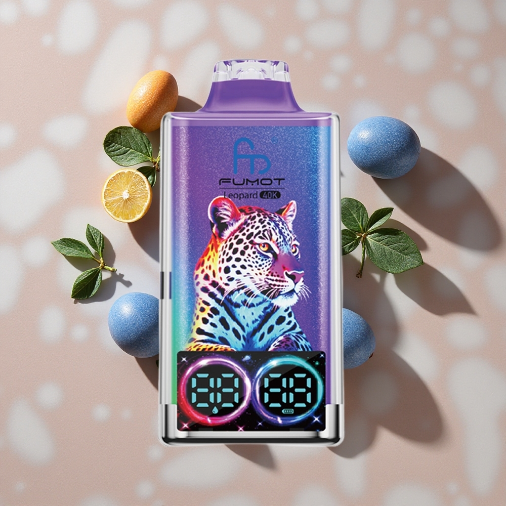 Fumot Leopard 40K Puffs Vienreizlietojamais Vape Mr Zils (0%, 2%, 3%, 5% Nikotīns)