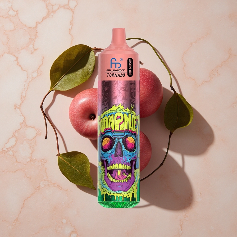 Fumot RandM Tornado 30000 Puffs Trīsķiršu Vienreizlietojamais Vape: 30mL, 5% nikotīna