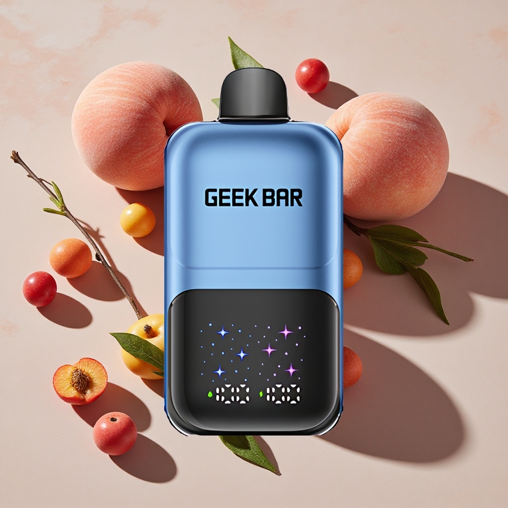 GEEK BAR 2GO Divu Sēriju Vienreizlietojamais Vape Pērle un Ogās 20ml Līdz 50000 Ivilcieni Interaktīvs Liels Ekrāns