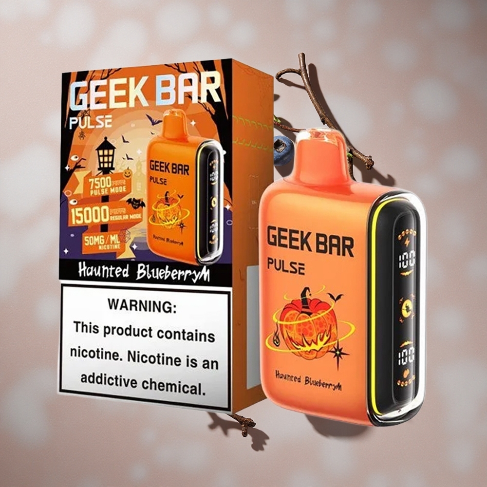GEEK BAR Pulse 15000 Puffs Vienreizlietojamais Vape Halloween Edition 16ML e-šķidrums 5% nikotīns