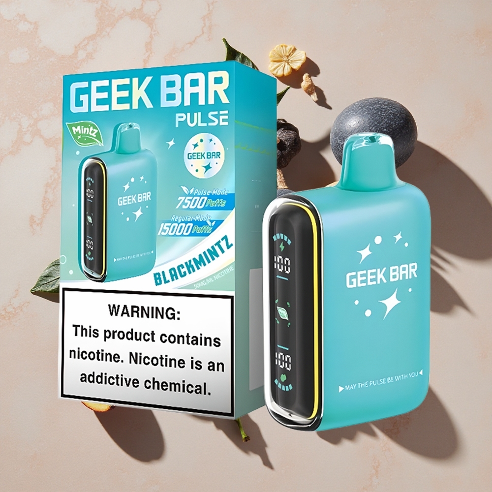 GEEK BAR Pulse 15000 Puffs Vienreizlietojamais Vape Piparmētru Edition (15 000 Iesūkšanās, 5% Nikotīns)