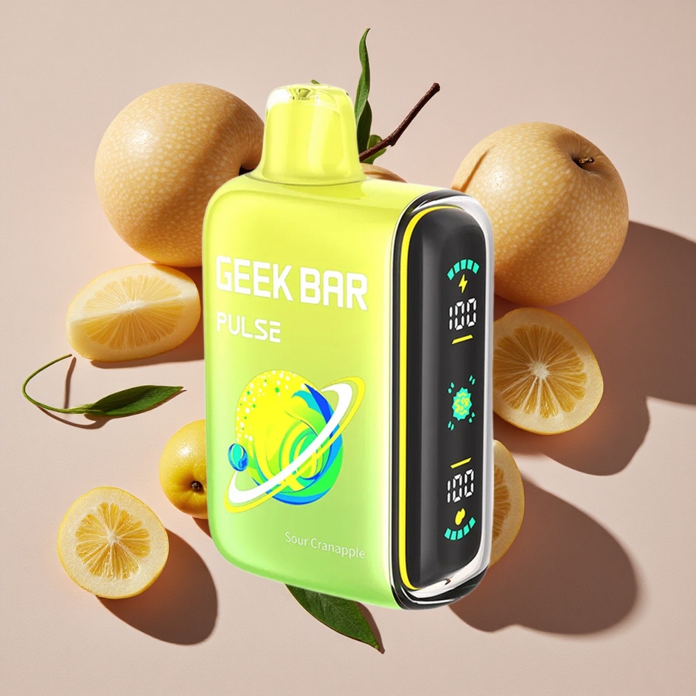 GEEK BAR Pulse 15000 Puffs Vienreizlietojamais Vape Skābs Edīcija (15 000 Ieelpojumi, 5% Nikotīns)