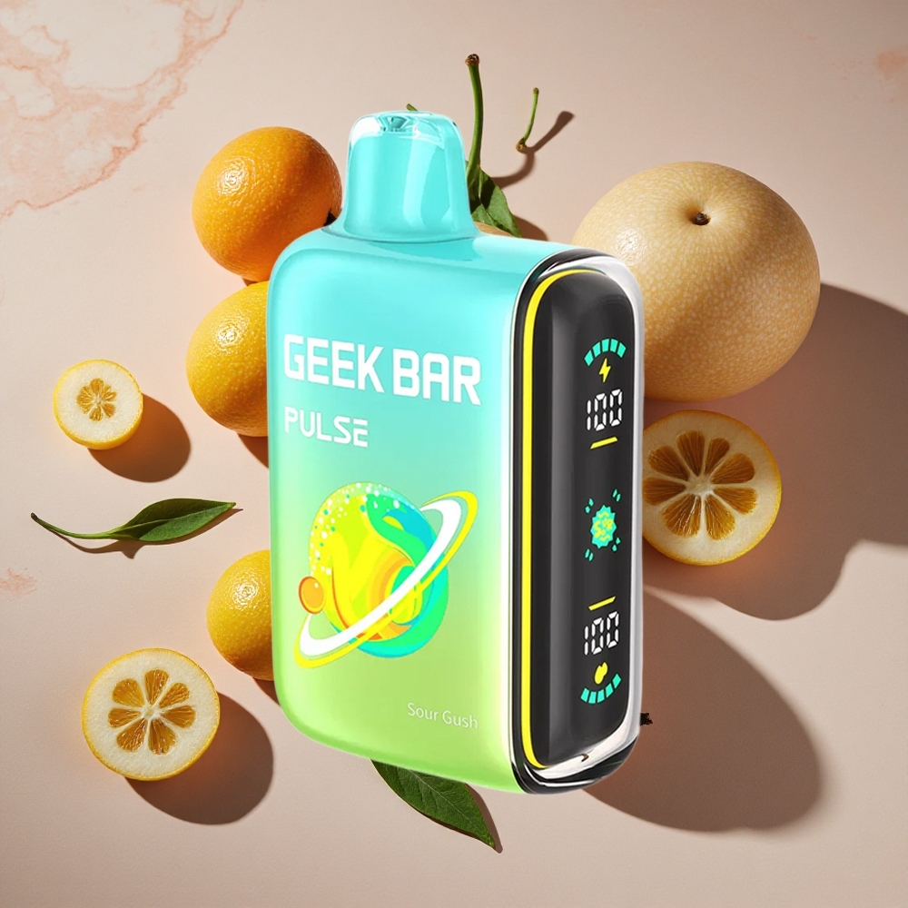 GEEK BAR Pulse 15000 Puffs Vienreizlietojamais Vape Skābs Edīcija (15 000 Ieelpojumi, 5% Nikotīns)
