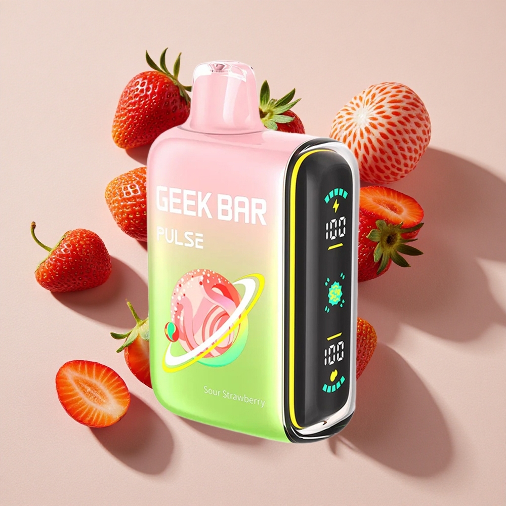 GEEK BAR Pulse 15000 Puffs Vienreizlietojamais Vape Skābs Edīcija (15 000 Ieelpojumi, 5% Nikotīns)