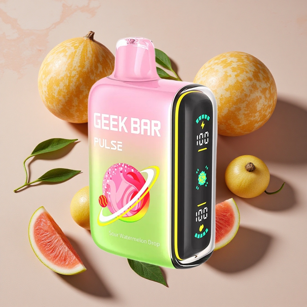 GEEK BAR Pulse 15000 Puffs Vienreizlietojamais Vape Skābs Edīcija (15 000 Ieelpojumi, 5% Nikotīns)