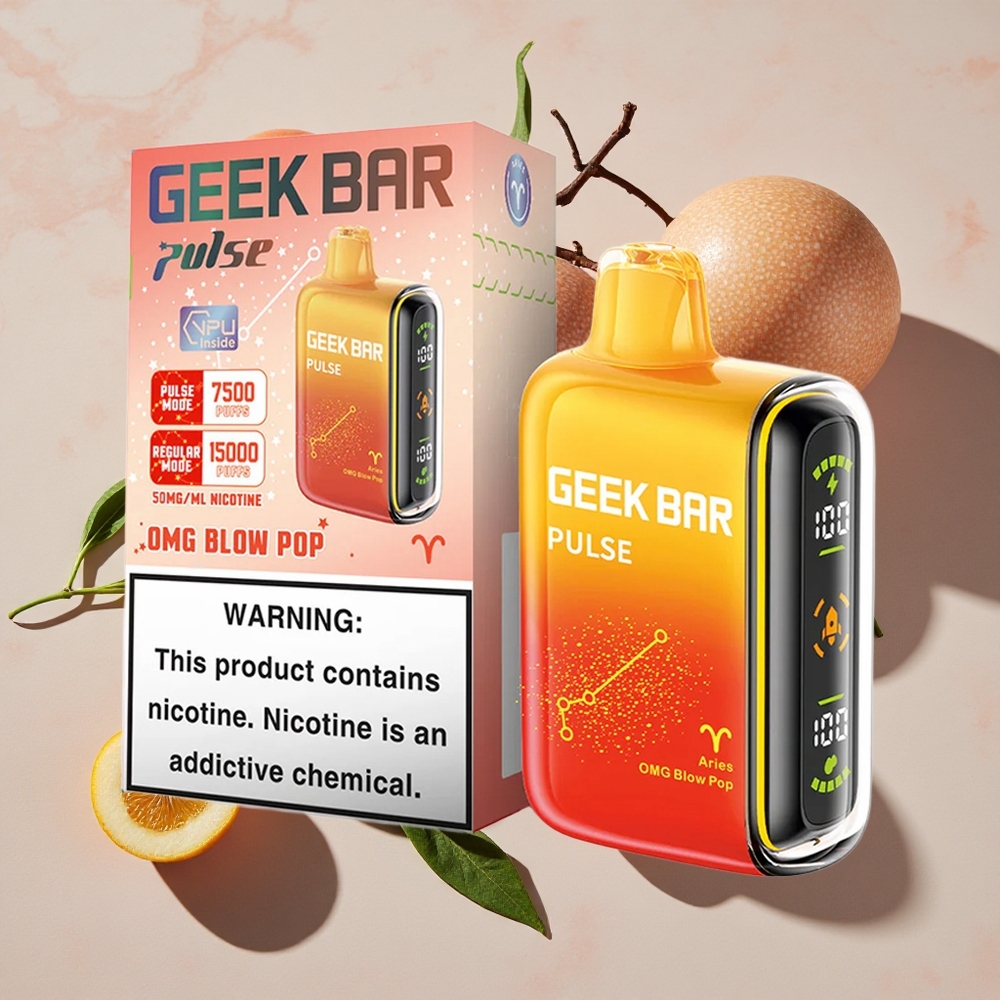 GEEK BAR Pulse 15000 Puffs Vienreizlietojamais Vape Zodiac Edition (15 000 Ieveles, 5% Nikotīna)