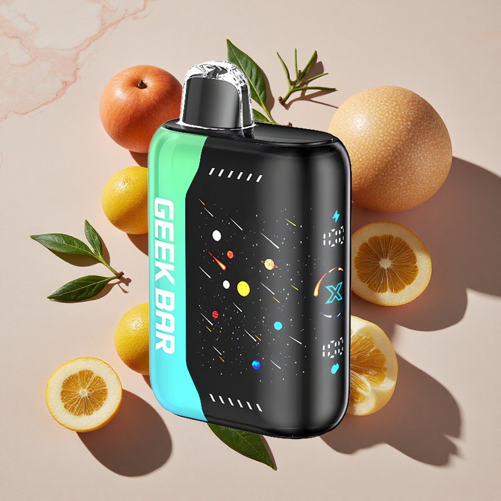 GEEK BAR Pulse X 25000 Iemūžības Meteor Edition ar 18mL iepriekš piepildīta e-šķidruma un USB Type-C uzlādi
