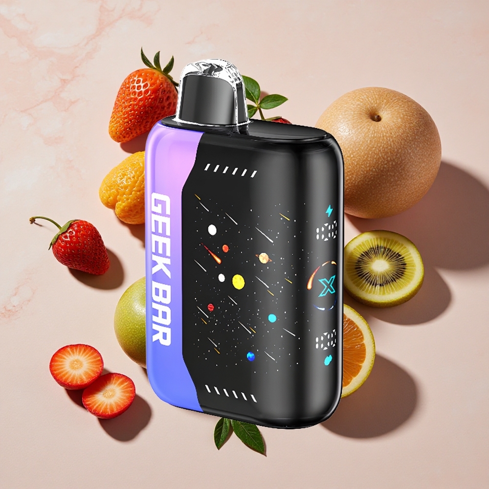 GEEK BAR Pulse X 25000 Iemūžības Meteor Edition ar 18mL iepriekš piepildīta e-šķidruma un USB Type-C uzlādi
