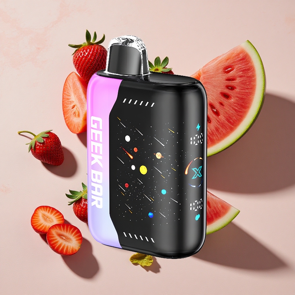 GEEK BAR Pulse X 25000 Iemūžības Meteor Edition ar 18mL iepriekš piepildīta e-šķidruma un USB Type-C uzlādi