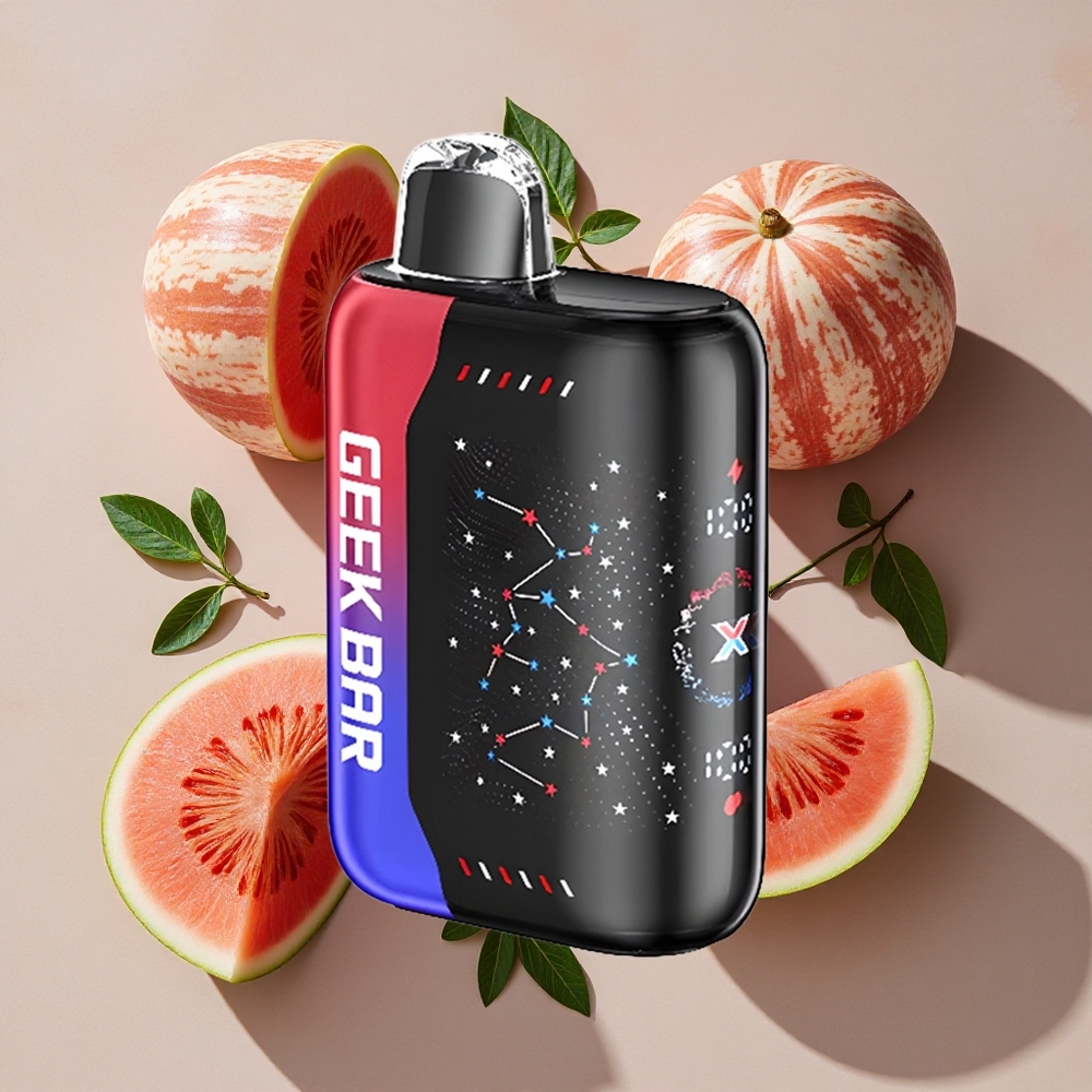 GEEK BAR Pulse X 25000 Puffs Vienreizlietojamais Vape Patriot Edīcija ar 18mL e-šķidruma un USB Type-C uzlādi