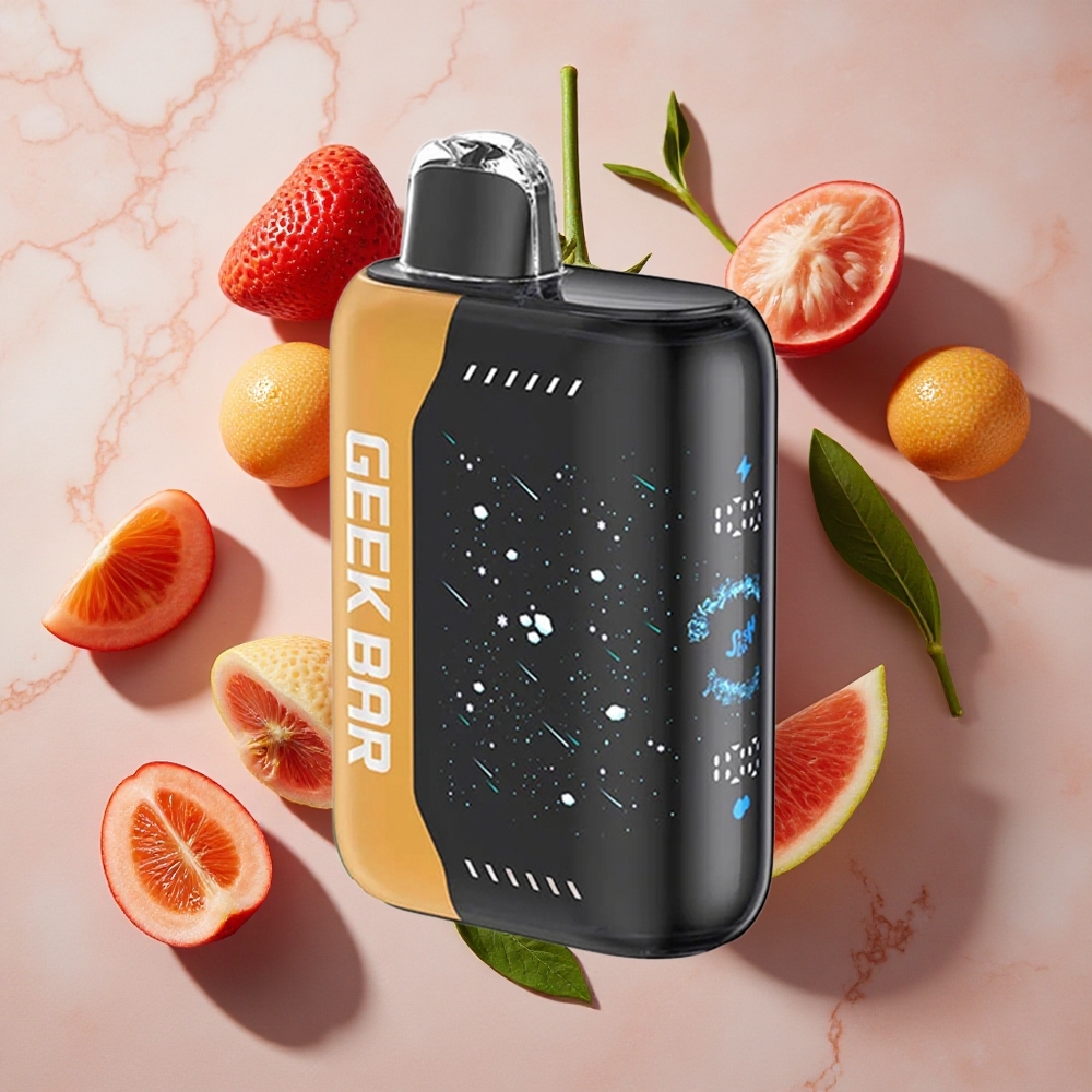 GEEK BAR Pulse X 25000 Puffs Vienreizlietojamais Vape Slāņu Edīcija ar 18mL e-šķidruma un 0-5% nikotīna