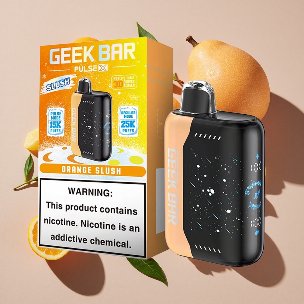GEEK BAR Pulse X 25000 Puffs Vienreizlietojamais Vape Slāņu Edīcija ar 18mL e-šķidruma un 0-5% nikotīna