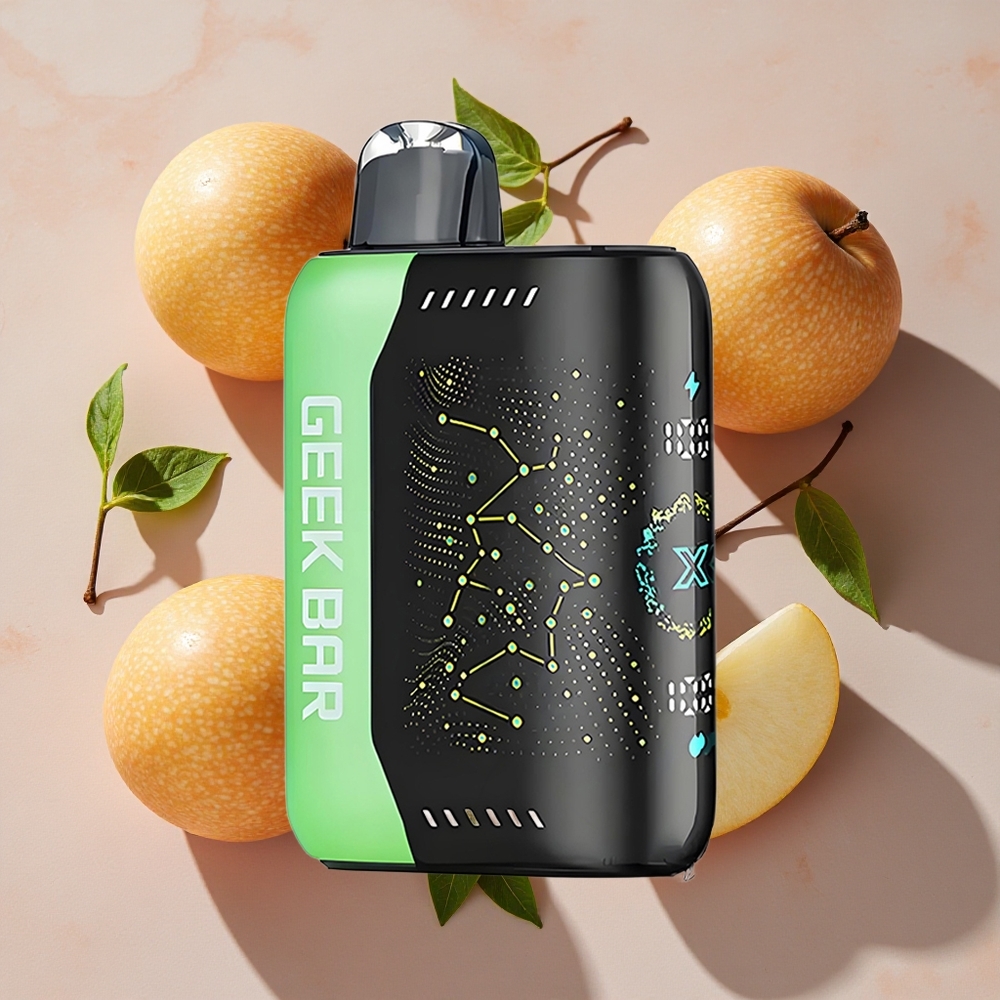 GEEK BAR Pulse X 25000 Puffs Vienreizlietojamais Vape Zero Nicotine ar 18mL iepriekš piepildīta e-šķidruma