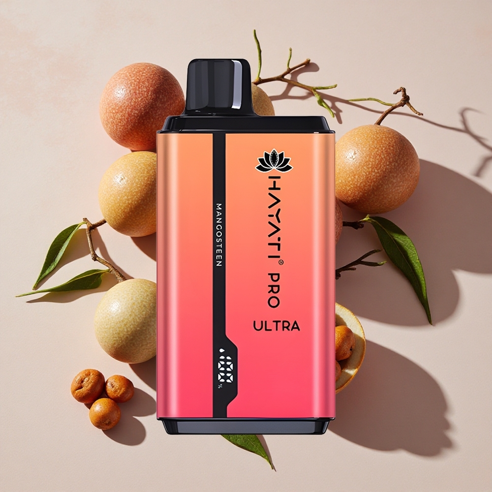Hayati Pro Ultra 15000 Iedarbības + Mangostīna (Mangostīna) Vienreizlietojamais Vape