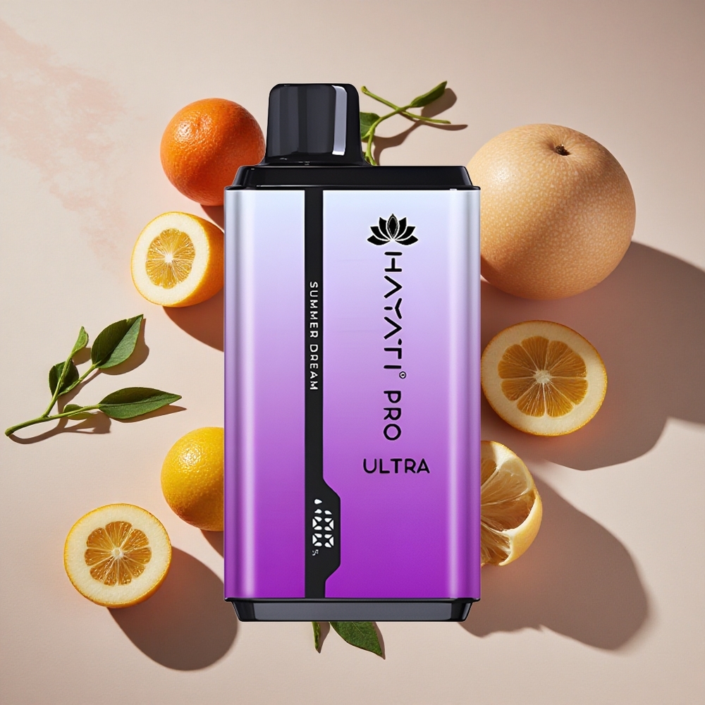 Hayati Pro Ultra 15000 Puffs Vienreizlietojamais Vape Vasaras Sapnis (15 000+ Puffs, 2 12ml)