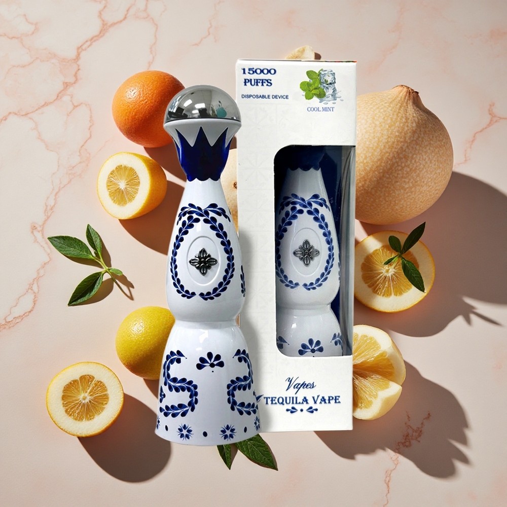 HUMO Azul 15000 Puffs Vienreizlietojamais Vape Atdzirdinošā Mētra ar 20mL Ešķidruma Tvertni
