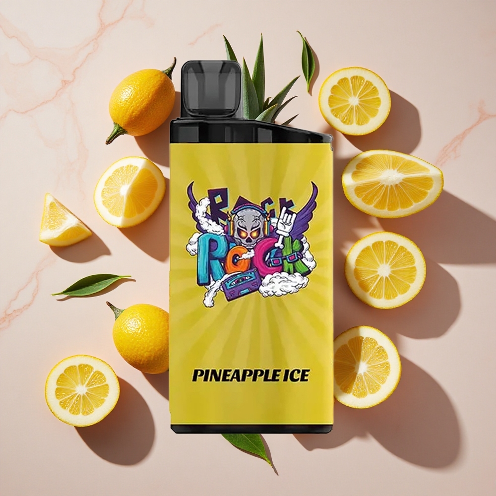 IGET Bar 3500 Puffs Izmērs 41.3x21.3x94.5mm Ananāsu Ledus Vienreizlietojamais Vape