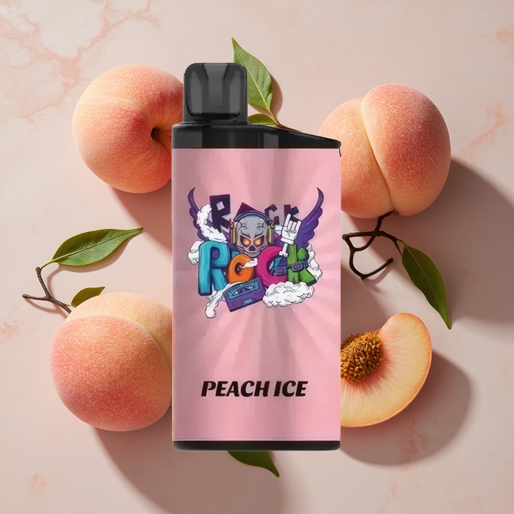 IGET Bar 3500 Puffs Izmetamais Vape Persiku Ledus 1,2 Ohm Mesh Tinis