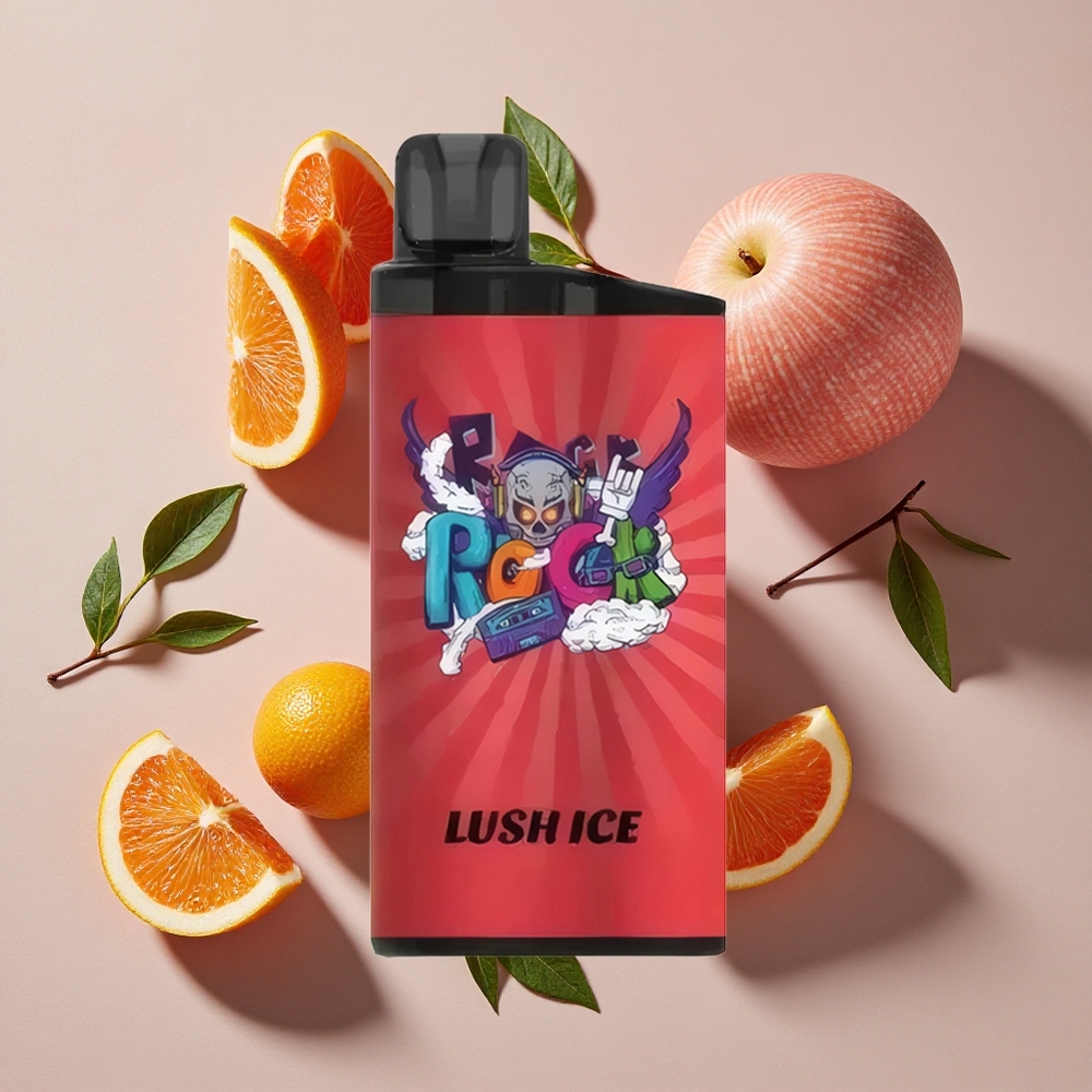 IGET Bar 3500 Puffs Izmetamais Veips "Dardedzeņu Ledus" (Lush Ice), 1,2 Ohm Mesh Coil, 1400 mAh