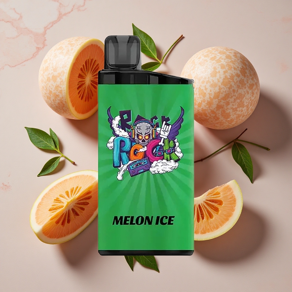 IGET Bar 3500 Puffs Izmetamais Veips Melona Ledus (Līdz 3500 Pūkām, 1400 mAh)