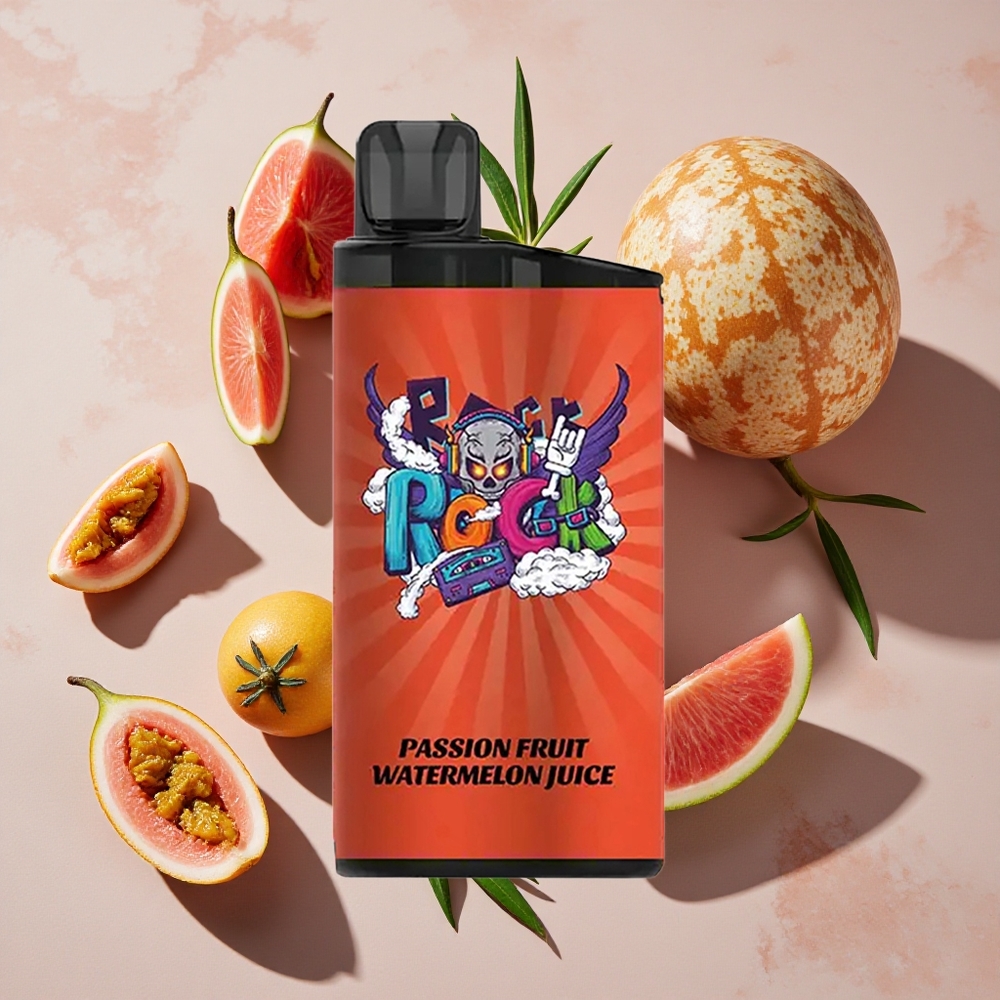 IGET Bar 3500 Puffs Vienreizlietojamais Vape Marakuļa Arbūza Sula (Līdz 3500 Puffiem, 1400 mAh)