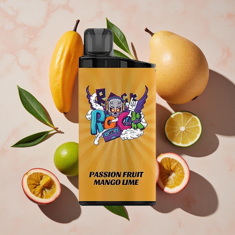 IGET Bar 3500 Puffs Vienreizlietojamais Vape Marakuļu Mango Kaļķu (Līdz 3500 Puffi, 1400 mAh)