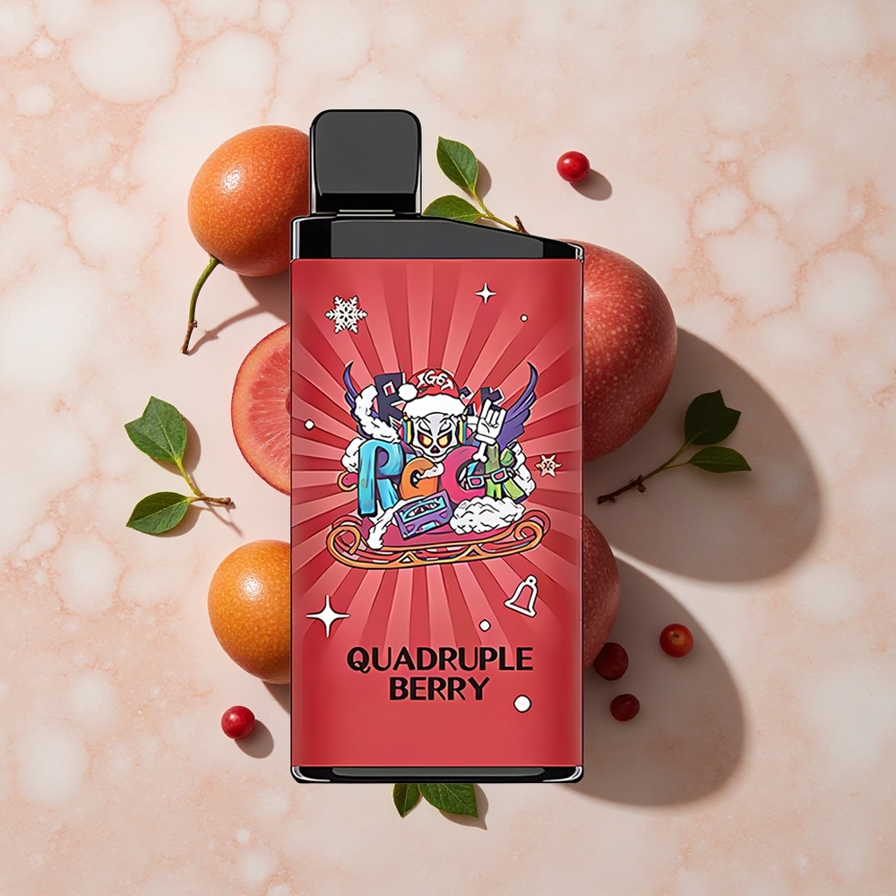 IGET Bar 3500 Puffs Vienreizlietojamais Vape Četrkārtīgā Ogu (Up to 3500 Puffs, 1400 mAh)