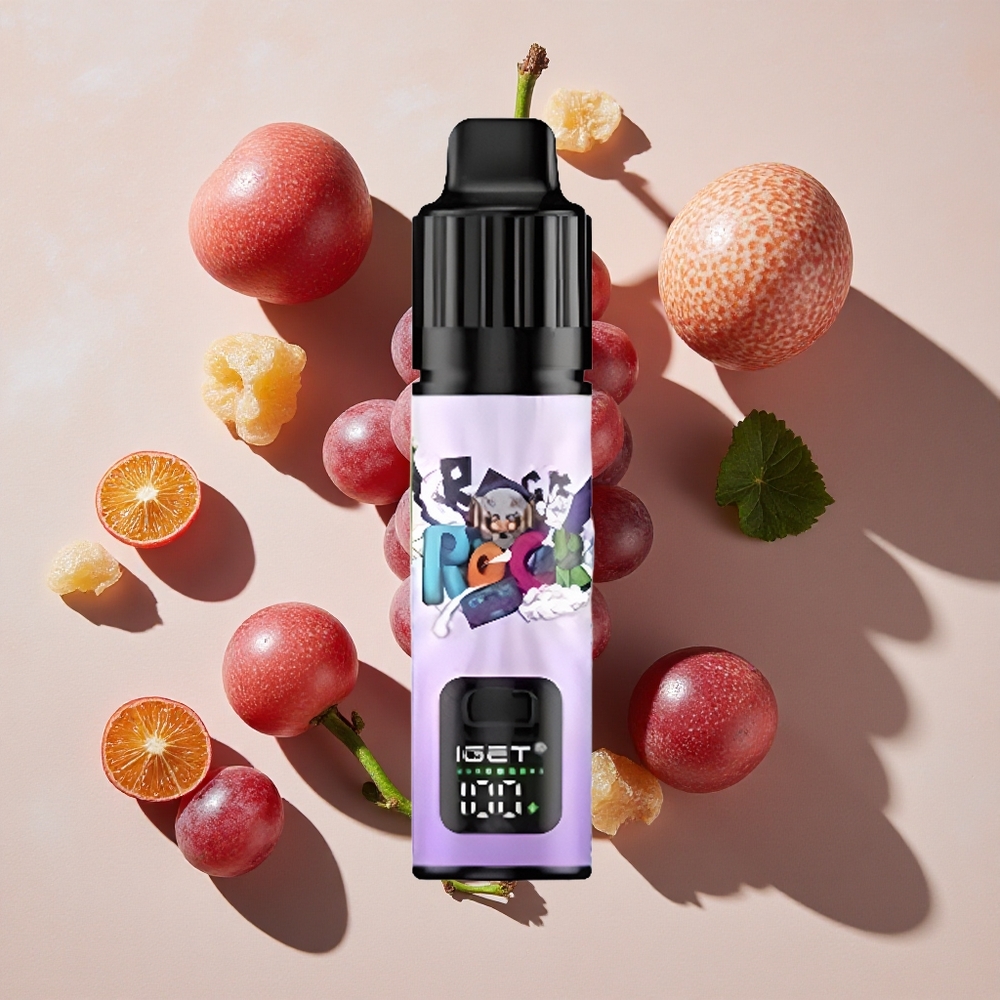 IGET BAR PLUS S3 POD 10000 Puffs Vienreizlietojamais Vape Vīnogu Ledus (18 ml E-liquid)