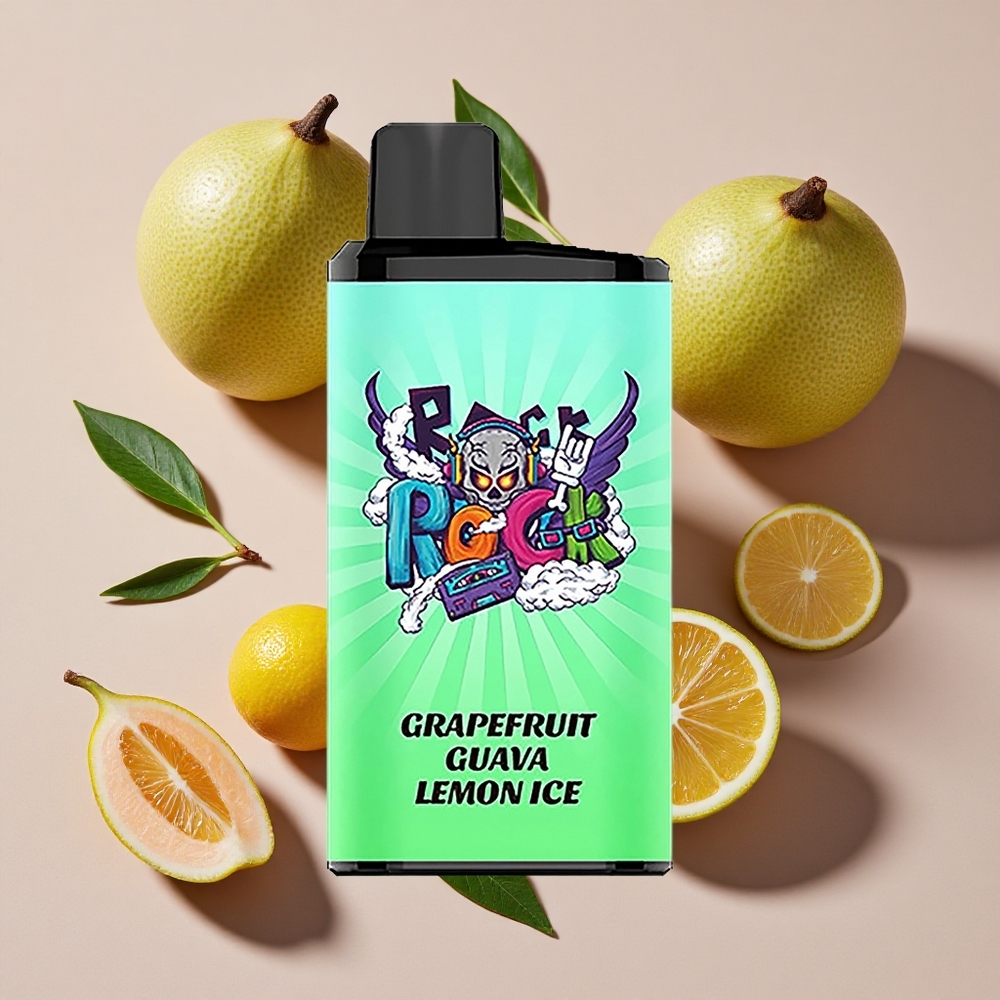 IGET Bar Pro 10000 Puffs Izmetamais Veips Guava Citrons Ledus (10000 Puffs, 2000 mAh)