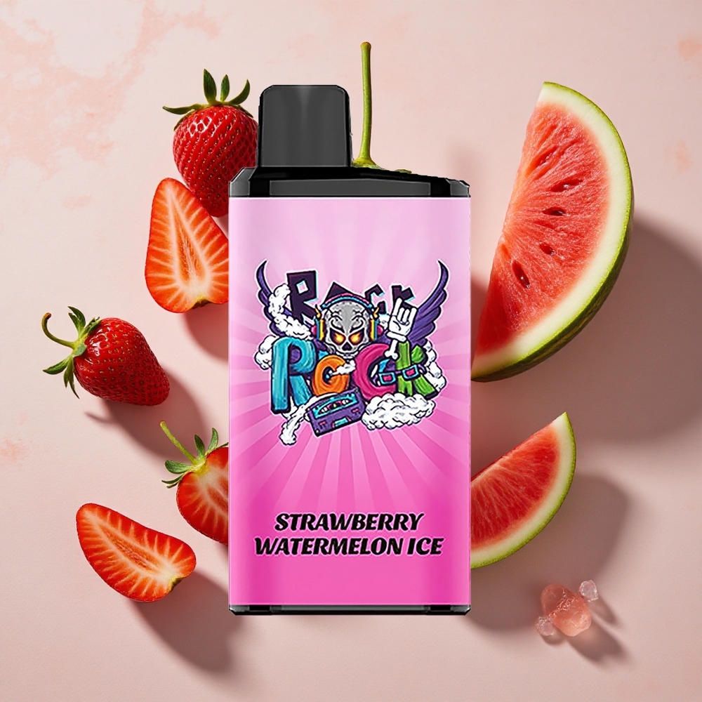 IGET Bar Pro 10000 Puffs Vienreizlietojamais Vape Zemeņu Arbūza Ledus (10000 Puffs, 2000 mAh)