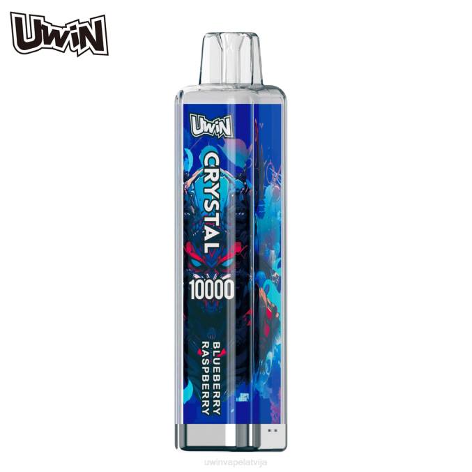 UWIN Vape Latvija - melleņu avenes UWIN CRYSTAL 10000 vienreizējās lietošanas vape H0T41