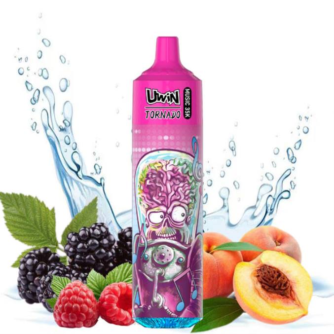 UWIN Vape Garša - persiku ogu UWIN CRYSTAL 35k vienreizējās lietošanas vape H0T427