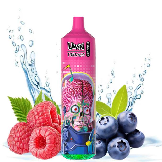 UWIN Vape Riga - melleņu avenes UWIN CRYSTAL 35k vienreizējās lietošanas vape H0T416